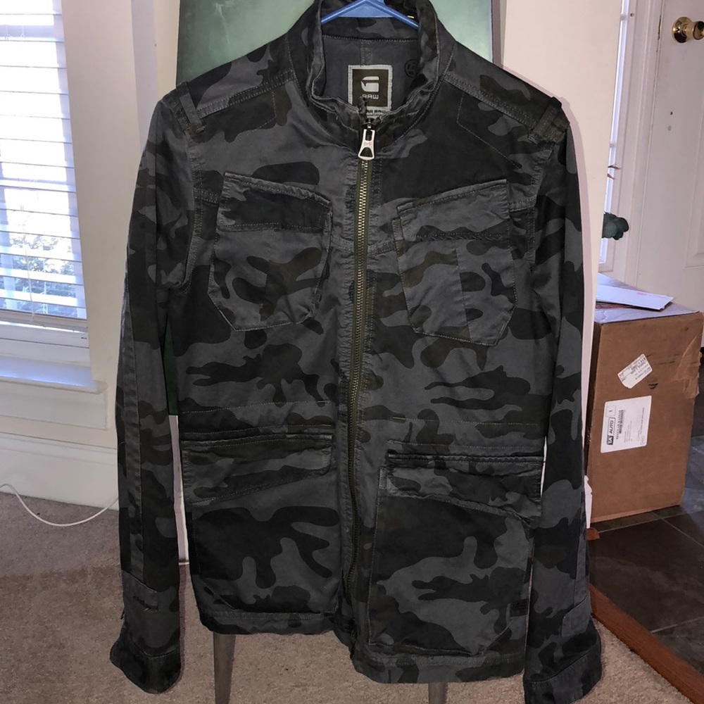 Gstar Raw Denim Army Cargo Jacket